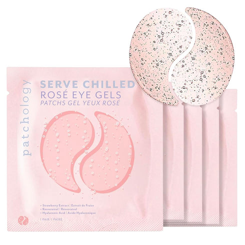 Patchology Hydrating Under Eye Patches for Dark Circles, Hyaluronic Acid Serum Eye Mask (5 Pairs)