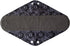 MUMBABY 5 (14 inch)) Pieces Charcoal Bamboo Mama Cloth/ Menstrual Pads/ Reusable Sanitary Pads (Black lace, Overnight