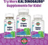 KAL MultiSaurus Kids Chewable Multivitamins, 90 Servings of 11 Essential Vitamins and Minerals in Mixed Berry Flavor,