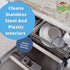Heavy Duty Dishwasher Cleaner, Septic Safe, Odor and Limescale Removal, 12 Tablets, Unscented