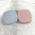 2 Pack Cute Contact Lens Case Travel Kit, Contact Case with Mirror Tweezers Remover Tool