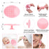 Silicone Face Scrubber, 2pcs Exfoliating Lip Brush, 2pcs Cleansing Brush, 2pcs Face Mask Brush Tool
