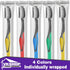 144 Pack Cheap Travel Toothbrushes and Soft Carbon Toothbrush, Reusable Travel Toothbrushes, Eco-Friendly Bulk Toothbrushes Individually Wrapped