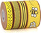 Bee & Flower Grosgrain Ribbon, Yellow Black White for Gift Wrapping, Party Decoration, Hair Bows, All Crafting (4 Rolls)