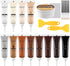 SEISSO Wood Filler and Furniture Repair Kit, 12 Colors Touch Up Kit for Wooden Floor Table, with Water-Based Putty