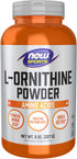 NOW Foods L- Ornithine Powder, 8-Ounce for Protein Metabolism and Urea Detox