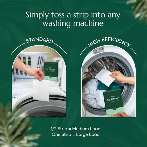 Laundry Detergent Sheets Scent-Free - 32 Sheets, Up to 64 Loads Hypoallergenic Liquidless Laundry Strips