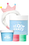 I DEW CARE Wash-off Masks with Headband Set - Scoop Party | Gift Set with Hyaluronic Acid, Skincare Essentials,