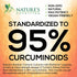 Turmeric Curcumin with BioPerine 1950mg for Max Absorption, Nature's Joint Support Supplement, 180 Caps