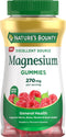 Nature's Bounty Magnesium Citrate Gummies - 90 Count, Vegan, Non-GMO for General Health Support