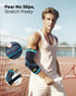 Elbow Compression Sleeve 2 Pack, Pain Relief Brace for Tendonitis and Tennis Elbow, Blue (M), for Men & Women