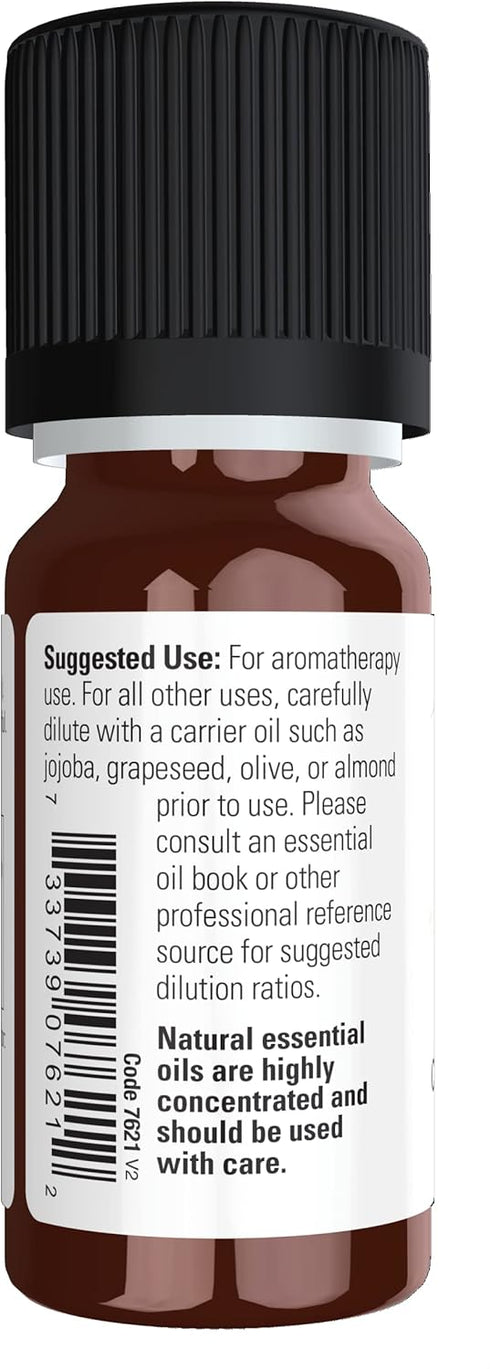 NOW Essential Oils, Chamomile Oil, 100% Pure, Delightful Aromatherapy Scent, 10-ml