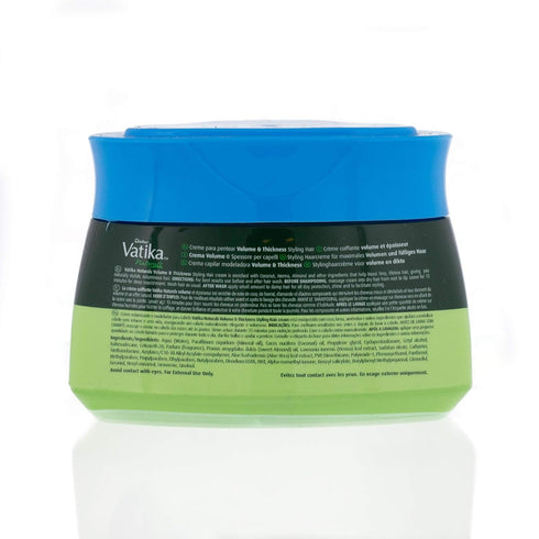 Vatika Naturals Styling Cream for Long, Curly, Dry, Color-treated Hair - Coconut Blend, 210ml