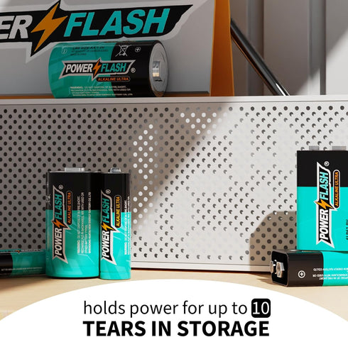 36 AAA Alkaline Batteries, Long Lasting Power, 10 Year Warranty, AAA Batteries for Home and Office Equipment