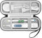 Toothbrush Travel Case Compatible with Oral-B Pro 1000 3000 5000 7000 7500 9600, Black/Gray
