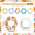 Penitue 25pcs 2, (5 Waterproof Adhesive Patches overpatch for Libre Flower Bird Design Sensor Covers Stickers