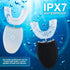 2 Pieces Ultrasonic Electric Toothbrush Adults U Shaped Automatic Toothbrushes for Teeth Whitening, 3 Brush Heads, IPX7