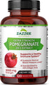 Zazzee Extra Strength Pomegranate 20:1 Extract, 5000 mg Strength, 120 Vegan Capsules, Non-GMO