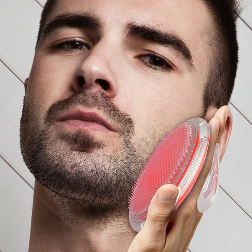 TailaiMei Exfoliating Brush for Ingrown Hair Treatment, Razor Bumps Solution for Men and Women, Orange