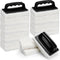 Maxdot 18 Pcs Handled Bath Scrubber Set, 15 Bathroom Scouring Pad 3 Bathtub