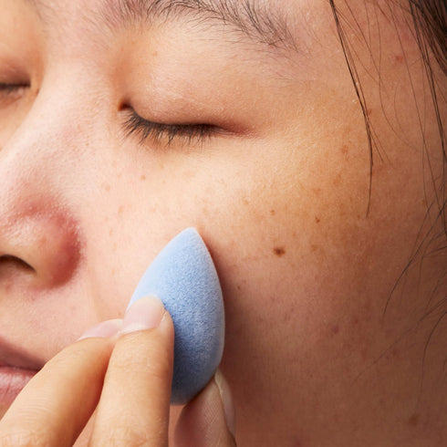 JUNO & Co. Microfiber Sponge, Latex-Free, Dual Layer Technology, Flawless Makeup Blender for Foundations