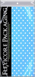 Flexicore Packaging Lilac Purple Polka Dot Print Gift Wrap Tissue Paper, 15 Inch x 20 Inch, 50 Sheets