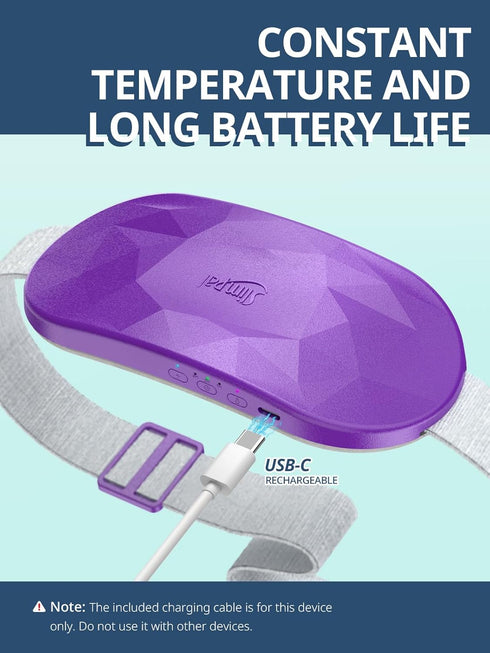 Slimpal AI Portable Heating Pad for Period Cramps, AI Smart Chip Long Safe Heat, Electric Cordless Back Belly Heating