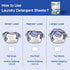 Soulink Laundry Detergent Sheets Up to 80 Loads, Eco-Friendly Strips for Travel & Home, Plant-based, Hypoallergenic
