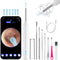 Ear Wax Removal Tool Camera, Ear Cleaner with Camera, Ear Cleaning Kit 1296P HD Ear Scope with 6 LED Lights and 6 Ear