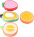 4pcs Fruit Shaped Bathing Sponges | Cute Dish Cleaning Scrubber | Lightweight Kitchen Sponge for Washing Dishes