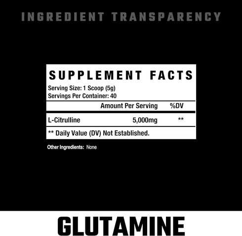 Axe & Sledge Basics Glutamine, Unflavored, 40 Servings