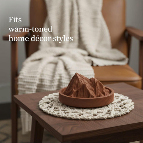 Nythriel Passive Essential Oil Diffuser Wood Petal-Like, Small Portable Aromatherapy Diffuser Layered, Mini No-Electric