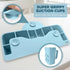 LEATOVOP Hair Washing Station for Kids, Portable Shampoo Bowl for Children, Toddlers, Teens, Silicone Shampoo Mat
