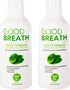 Goodbreath Mouthwash, Mint Mouth Rinse for Chronic Halitosis, Ozone Technology Oral Rinse, Alcohol-Free, 2 Pack