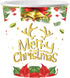 LNwnmyyg 40 Pack 9 oz 40 cups,40 Christmas Disposable Cups Christmas Paper Cups Party Supplies Drinking Paper Cups