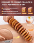 ONUEMP Wood Therapy Massage Tools, Wooden Bend Waist Thigh Massager & Muscle Roller Stick, Maderoterapia Colombiana Kit