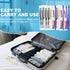 Pack 30,Yellow Set Personal Hygiene Kit Bulk of Disposable Toothbrushes with Toothpaste Floss Comb Cover and Hotel