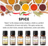 EUQEE 6pcs Premium Fragrance Oils Spice Gift Set - Sandalwood, Harvest Spice, Gingerbread, Pumpkin Pie, 10 ML