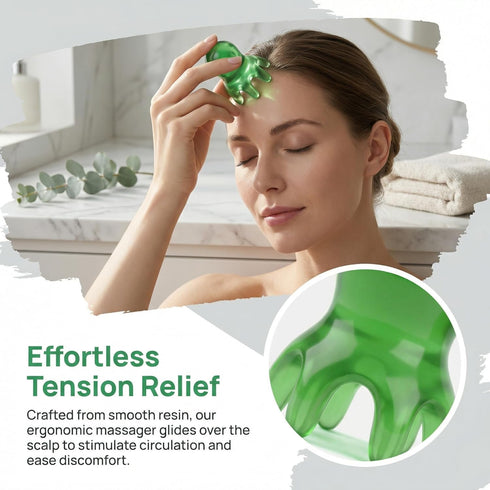 NIIIYTYB 2 Hammer PCS Head Scratcher Scalp Scraper Massager Spa Tools for Deep Relaxation at Home Spa Essentials Hair