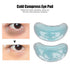 Under Eye Gold Gel Pads, Cooling Reusable Gel Eye Pack for Puffy Eyes, Gel Ice Pack Cooling Eye Pads