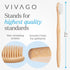 Bamboo Toothbrushes 10 Pack, Eco-Friendly, Biodegradable & Compostable Natural Wooden Toothbrush