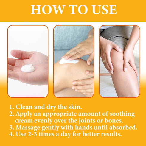 Original Natural Bee Venom Serum Joint & Muscle Cream, Fast Acting Relief for Back, Neck, Hands, Elbows, Feet, and More