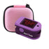 WERJIA Hard Storage Case for Fingertip Pulse Oximeter, Blood Oxygen Oximeter Case, Pink