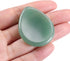 CrystalTears Green Aventurine Crystal Worry Stone, Polished Healing Crystals Pocket Palm Stone for Anxiety Relief