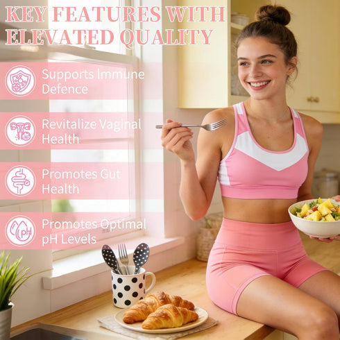 Taeci Gummies 60 Gummies (30 Premium Feminine Balance for Women Hawaiian Pineapple Flavor Supports pH & Daily Wellness