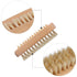 Tbestmax Cleaning Nail Brush, Wood 2 Side for Manicure Pedicure, 4 Pack for Women and Kids
