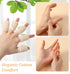 Thrymme 10 Pcs Finger Splints, Reusable Castor oil Finger Wrap for Thumb & Joint Pain Relief, Soft Cotton