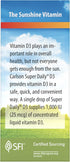 Carlson Super Daily D3, 6000 IU (150 mcg) Liquid Vitamin D3, 1-Year Supply, Non-GMO, Unflavored, 365 Vegetarian Drops