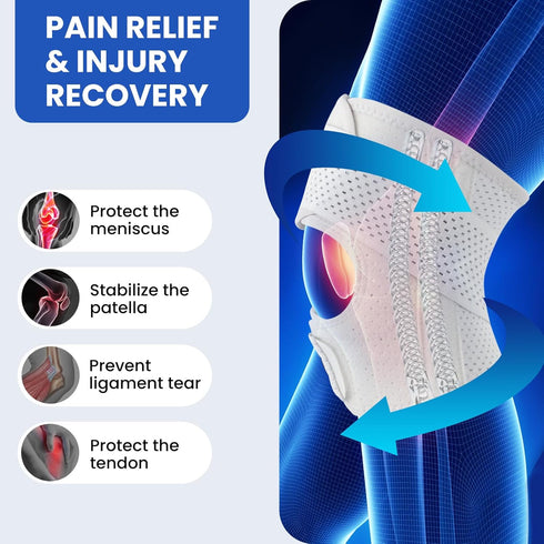 Galvaran Knee Brace for Women & Men, Side Stabilizers for Meniscus Tear, ACL, MCL Arthritis Pain Relief