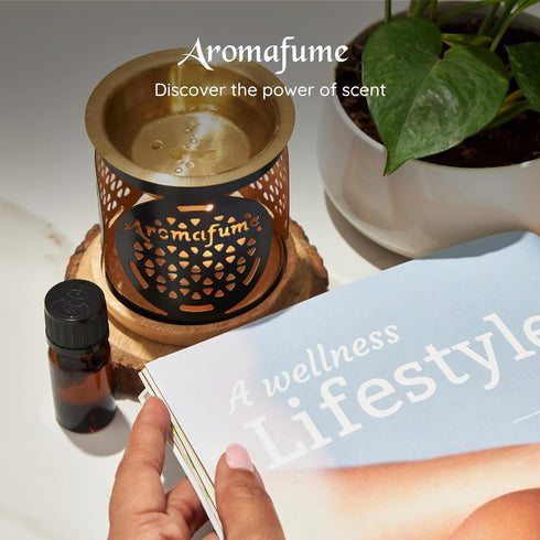 AROMAFUME Lemongrass Essential Oil - 100% Natural, Therapeutic Grade for Home Diffusers, 10ml